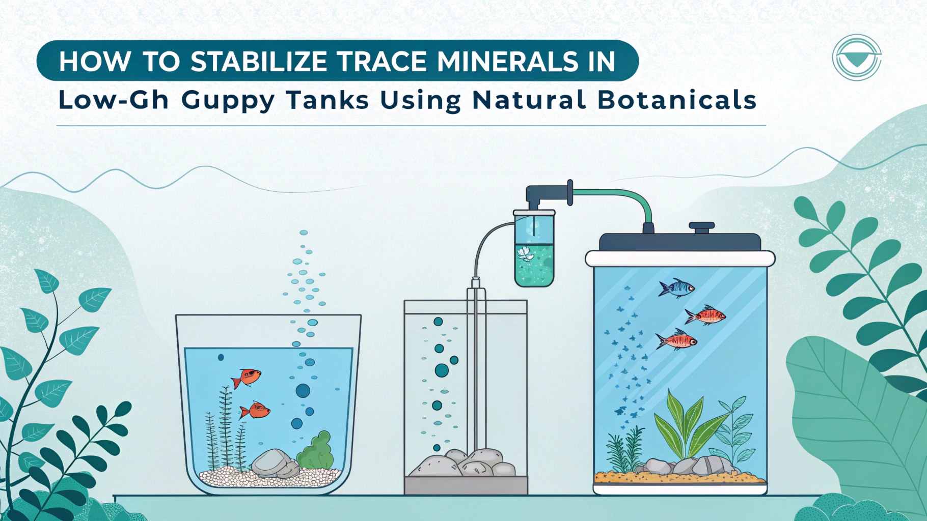 How to Stabilize Trace Minerals in Low-GH Guppy Tanks Using Natural Botanicals